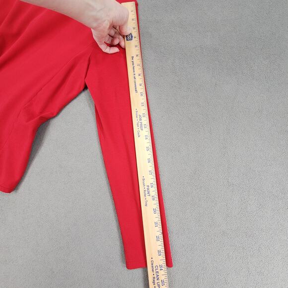 Cutter Buck 1/4 Zip Pullover sz L Women Red White CB DryTech UPF 50+ Performance - Picture 6 of 12